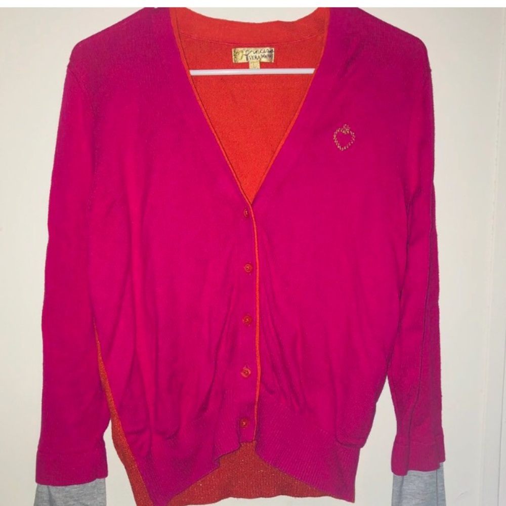 Vera wang sweater cardigan